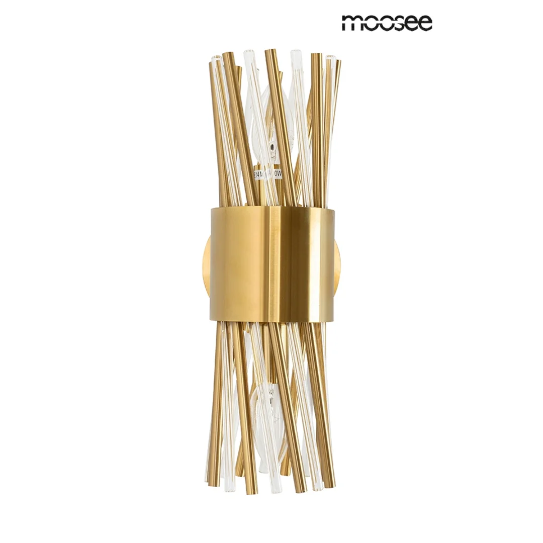 MOOSEE lampa ścienna LORENZO złota — zdjęcie 4