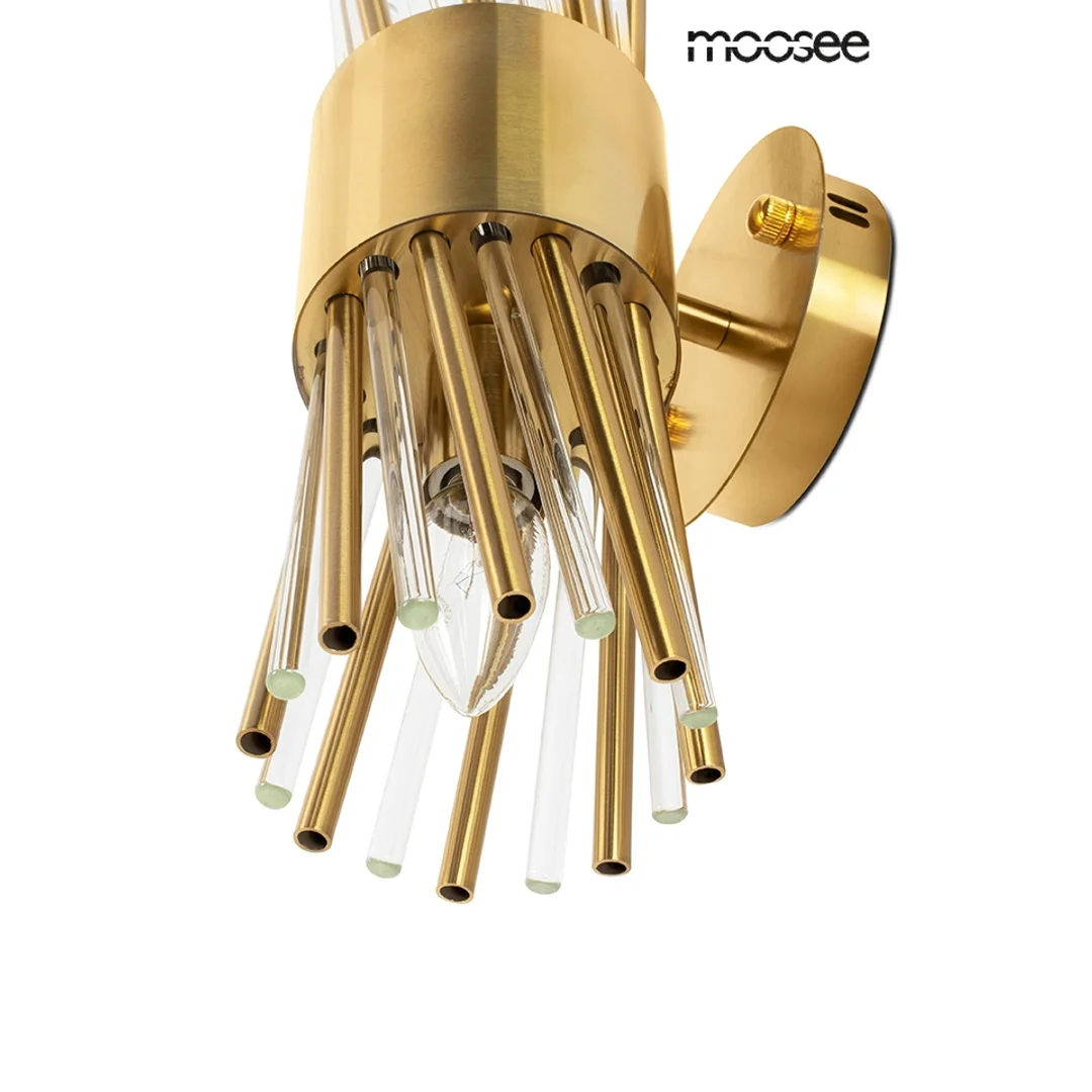 MOOSEE lampa ścienna LORENZO złota — zdjęcie 5