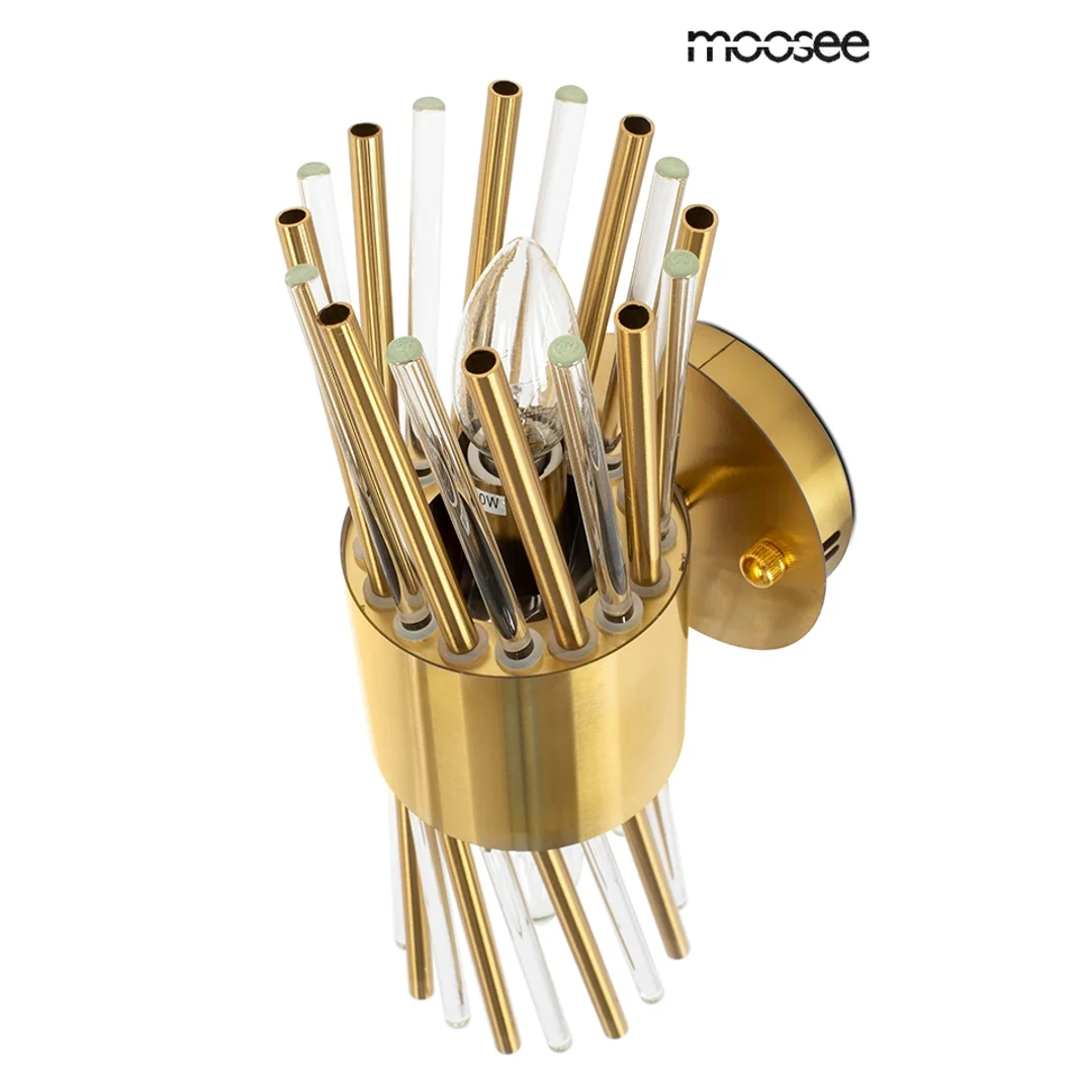 MOOSEE lampa ścienna LORENZO złota — zdjęcie 6