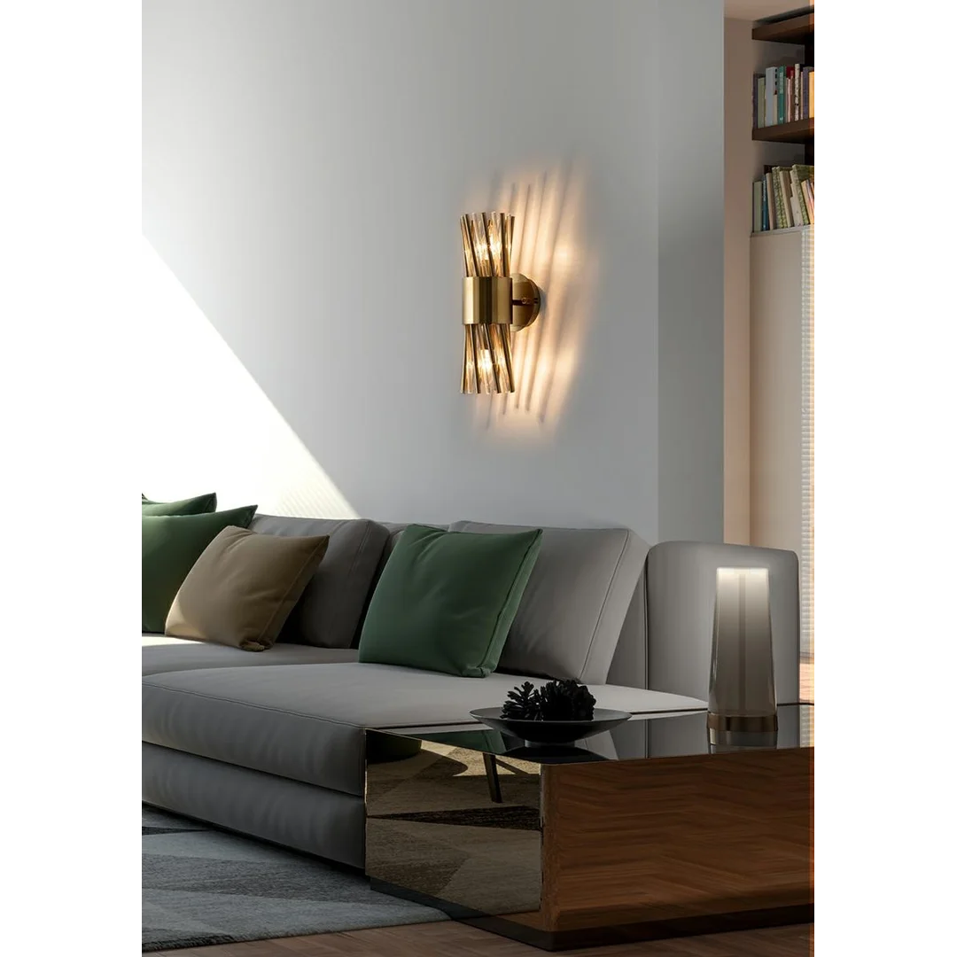 MOOSEE lampa ścienna LORENZO złota — zdjęcie 10