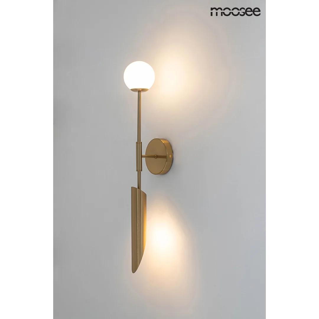 MOOSEE lampa ścienna LUCCA złota — zdjęcie 7