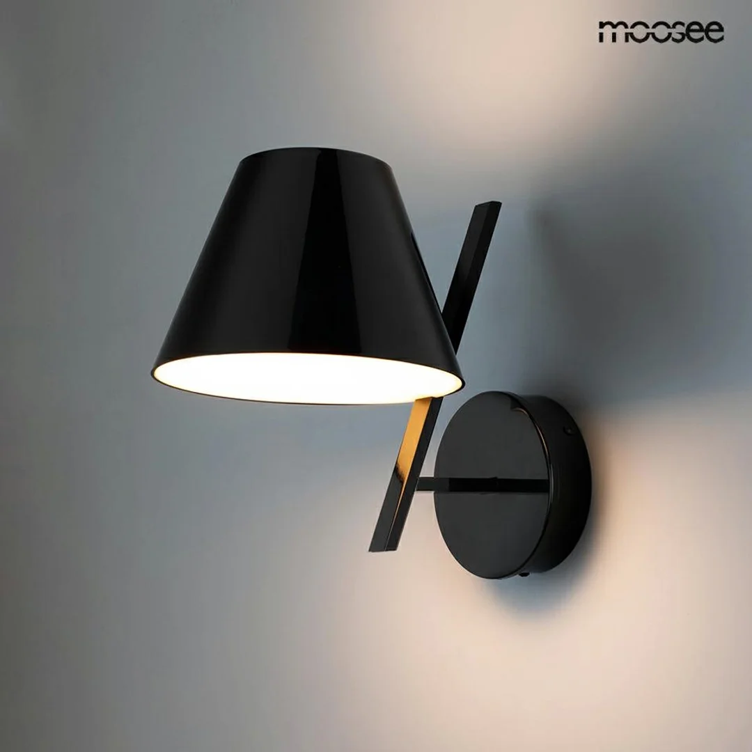 MOOSEE lampa ścienna MAGO czarna — zdjęcie 2