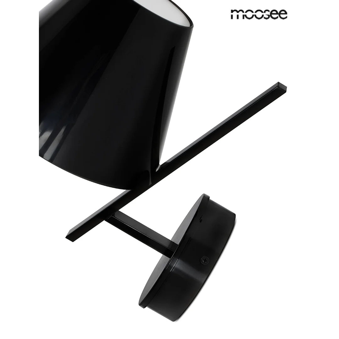 MOOSEE lampa ścienna MAGO czarna — zdjęcie 4