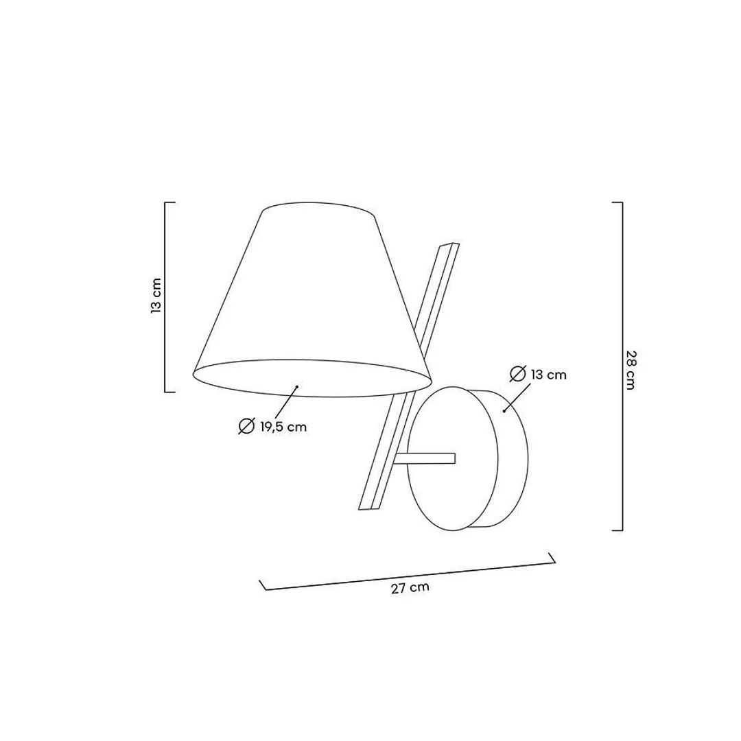 MOOSEE lampa ścienna MAGO czarna — zdjęcie 7