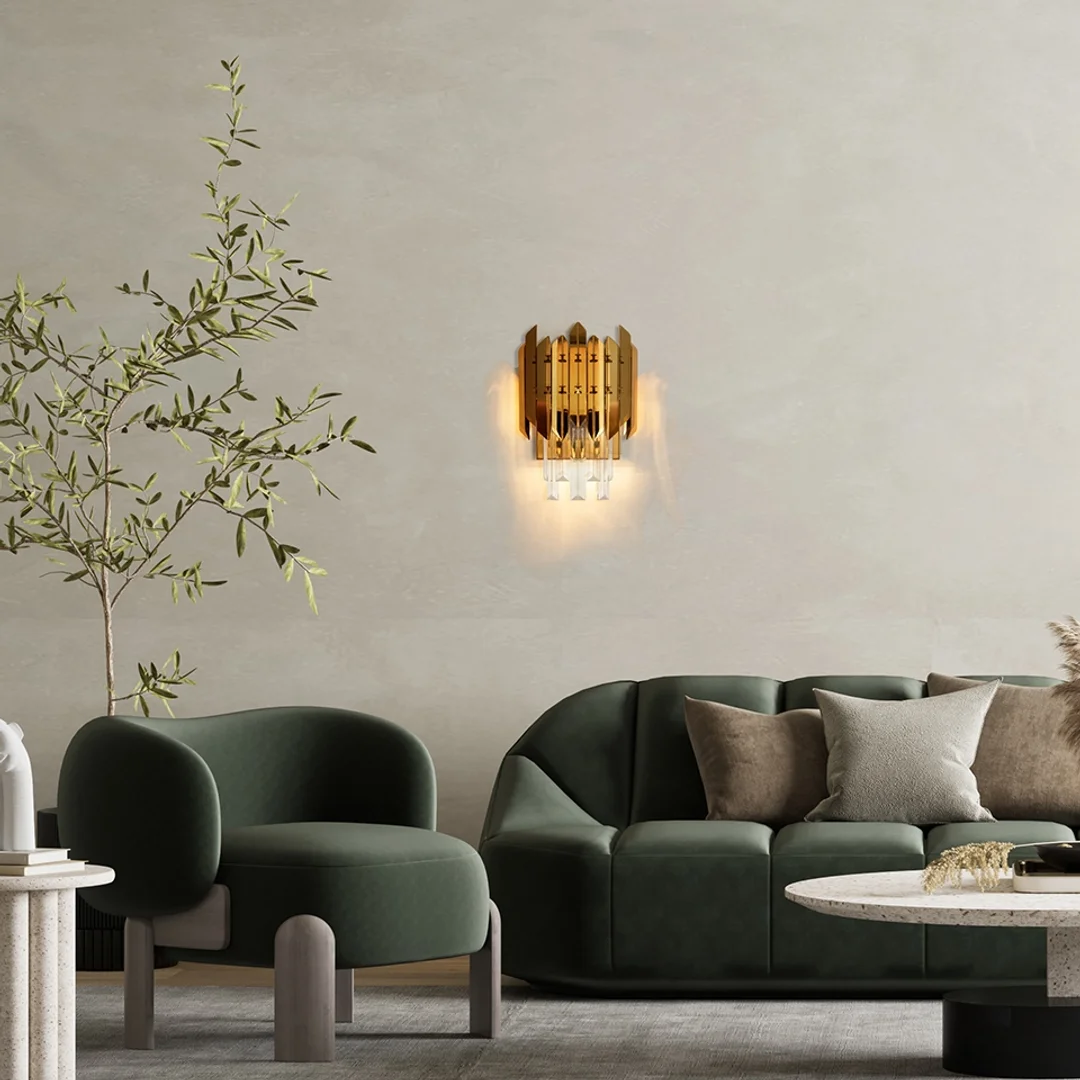 MOOSEE lampa ścienna MAJESTIC złota — zdjęcie 8