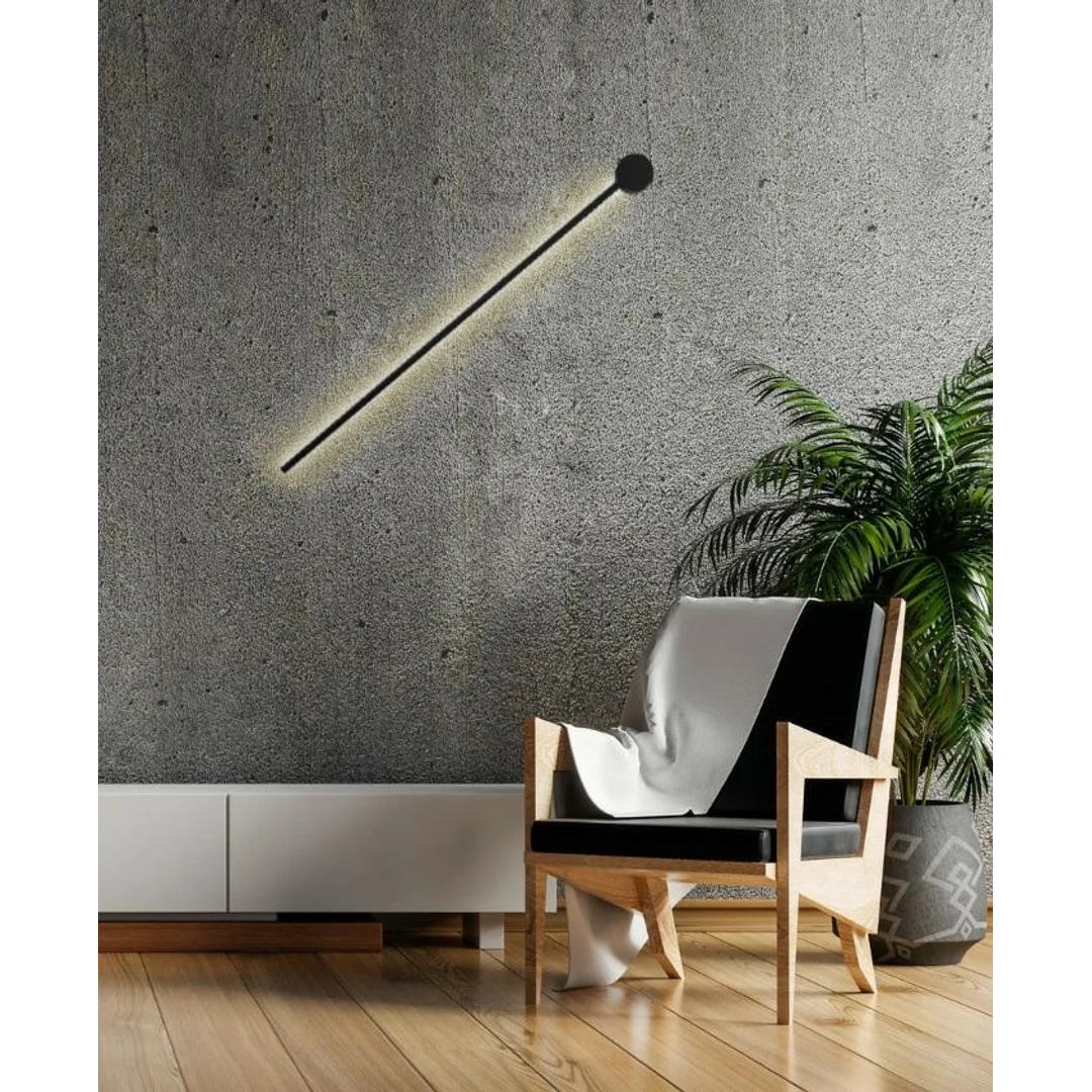 MOOSEE lampa ścienna OMBRE 60 czarna — zdjęcie 6