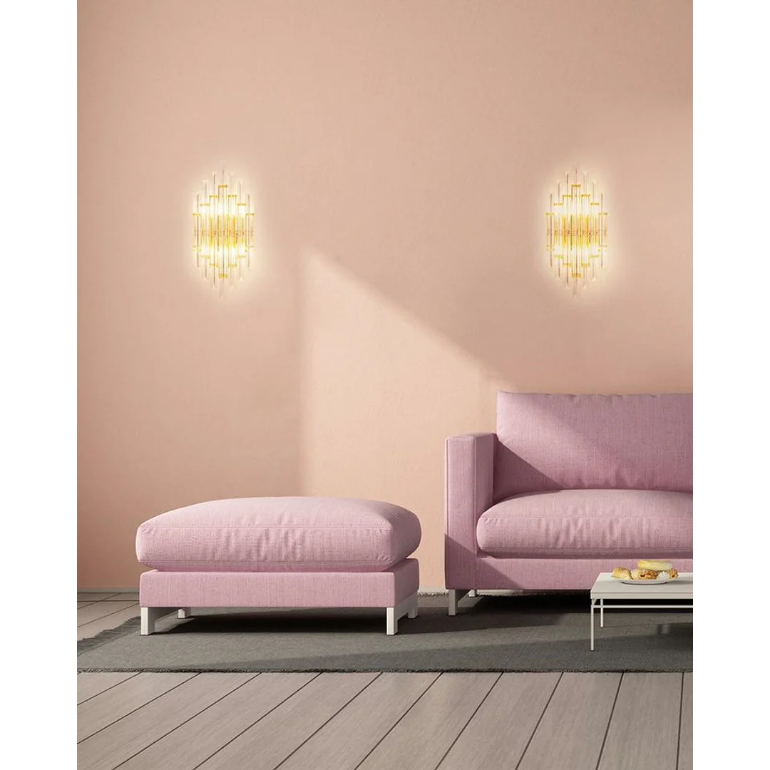 MOOSEE lampa ścienna PALAZZO złota — zdjęcie 7