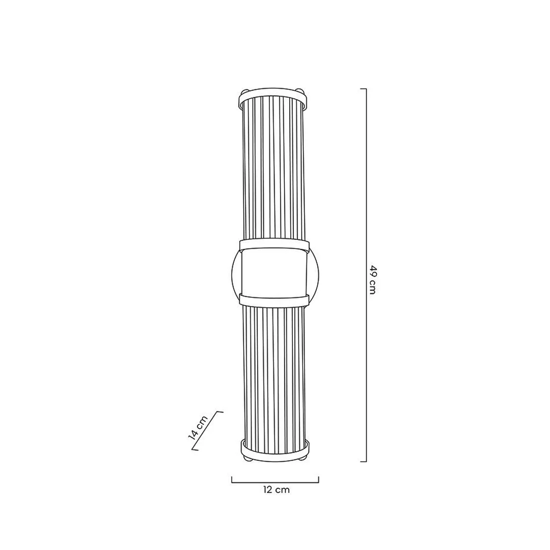 MOOSEE lampa ścienna PILAR TWIN złota — zdjęcie 8