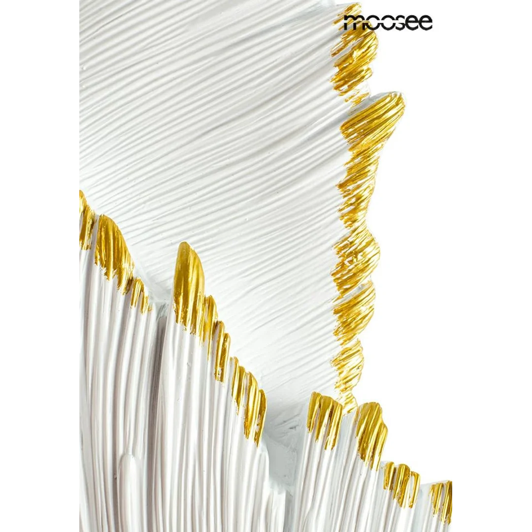 MOOSEE lampa ścienna PIÓRKO biała / złota — zdjęcie 7