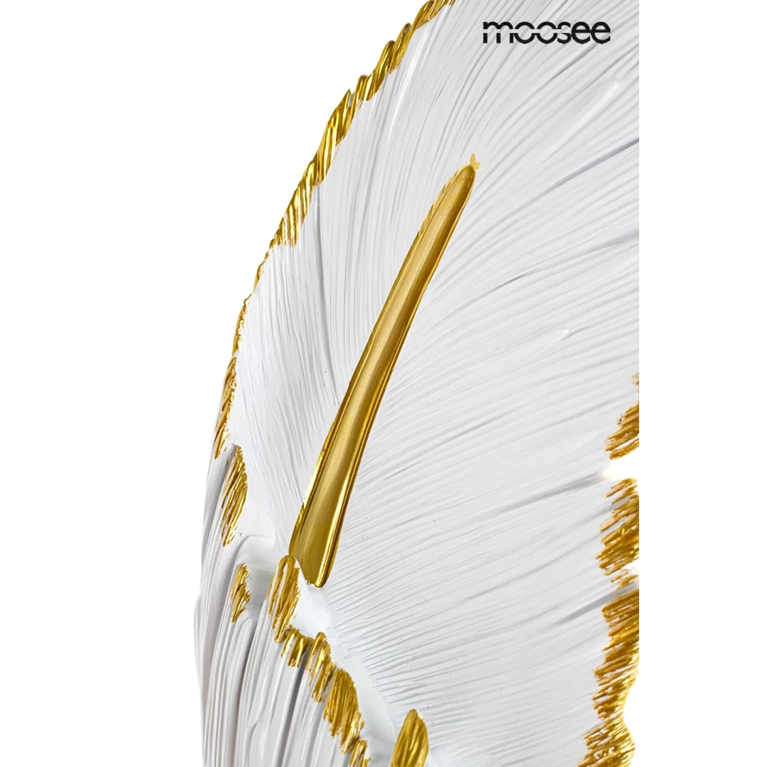 MOOSEE lampa ścienna PIÓRKO biała / złota — zdjęcie 8