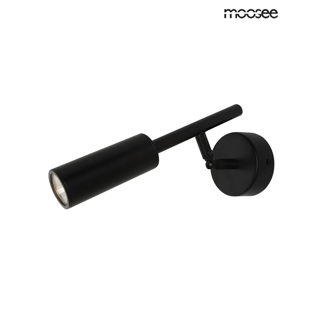 MOOSEE lampa ścienna PRISMA czarna — zdjęcie 3