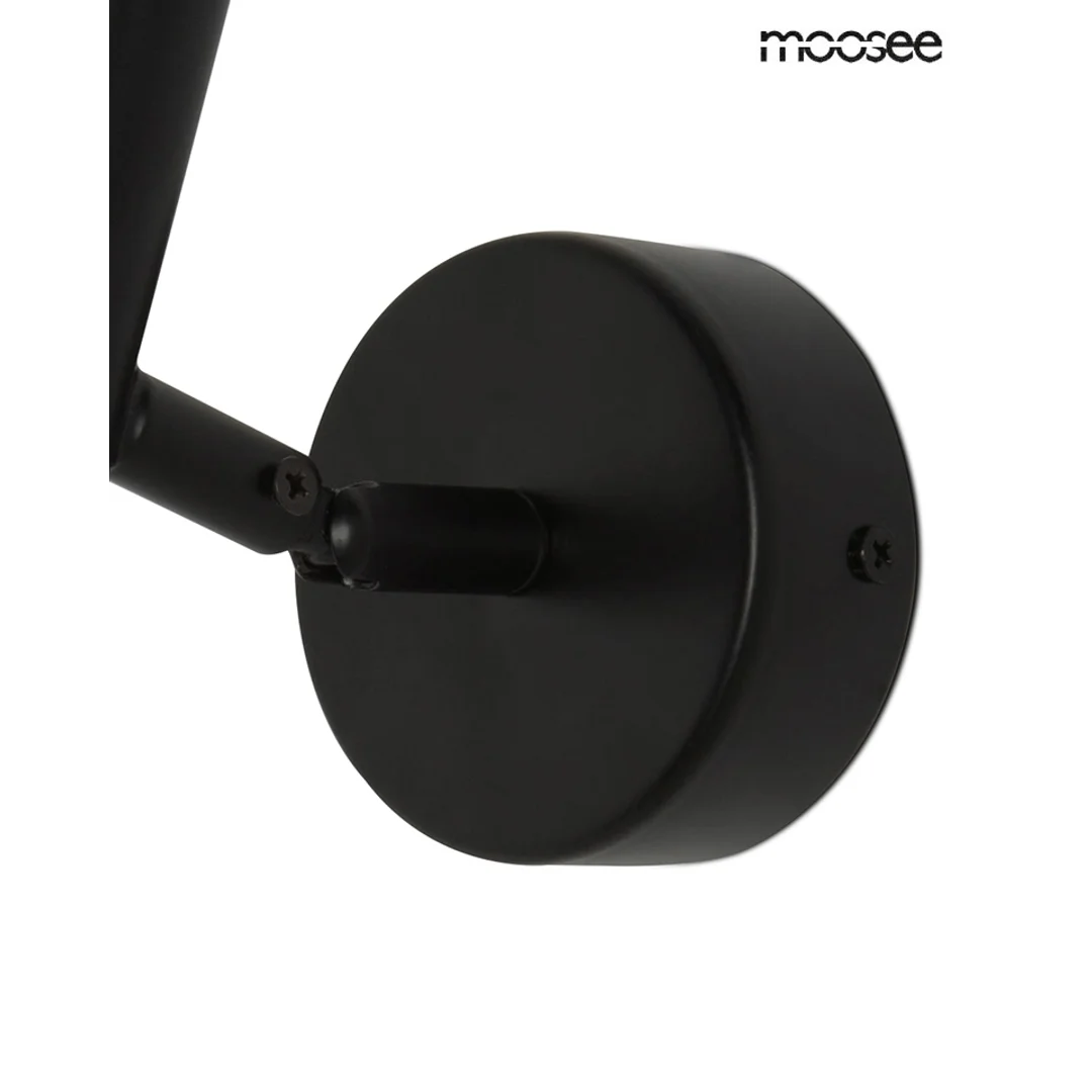 MOOSEE lampa ścienna PRISMA czarna — zdjęcie 5