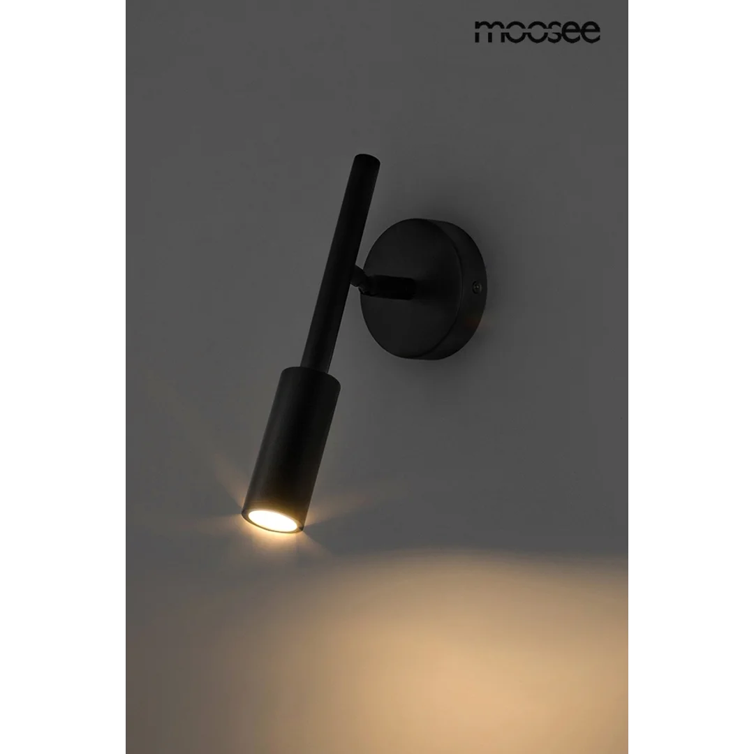 MOOSEE lampa ścienna PRISMA czarna — zdjęcie 6