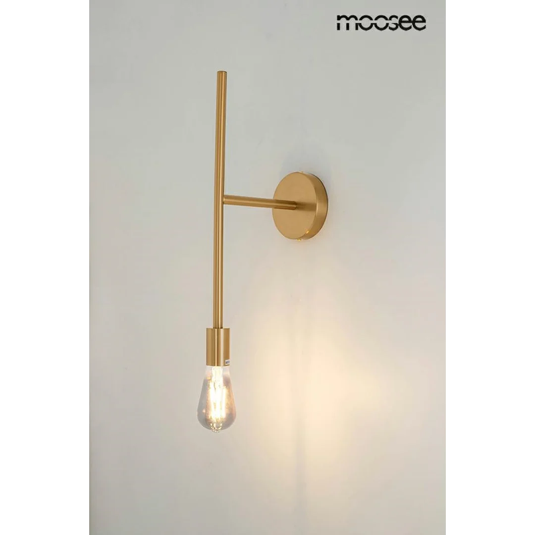 MOOSEE lampa ścienna RIVA złota — zdjęcie 2