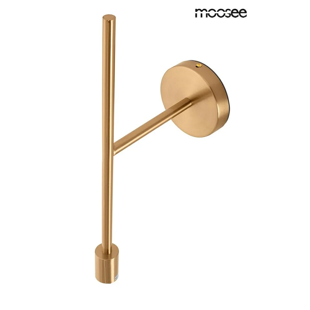 MOOSEE lampa ścienna RIVA złota — zdjęcie 4