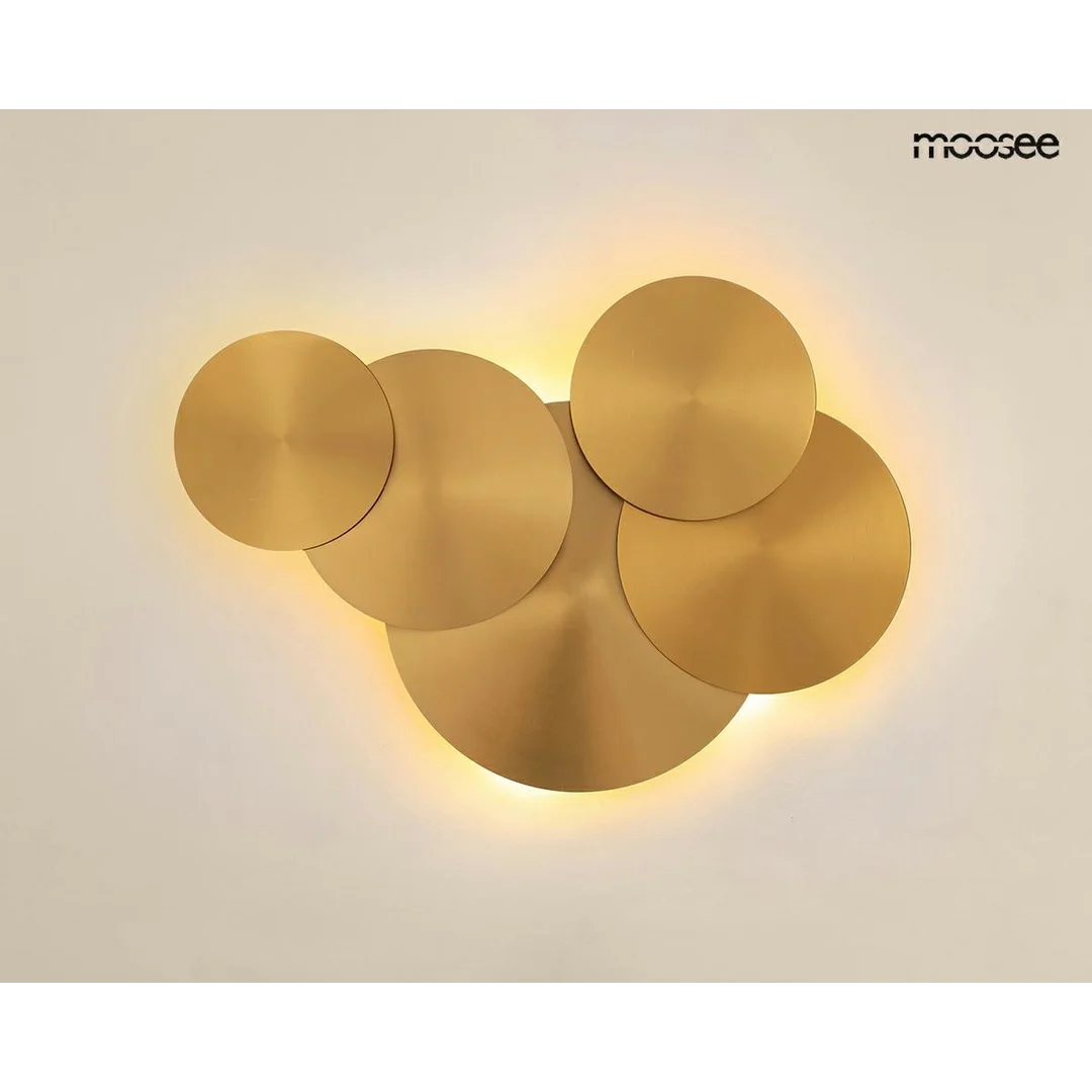 MOOSEE lampa ścienna SCUDO złota — zdjęcie 3