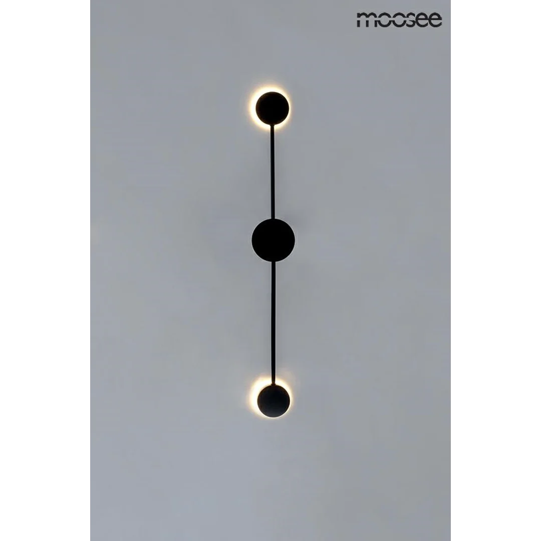 MOOSEE lampa ścienna SHADOW 2 CLOSE czarna — zdjęcie 5