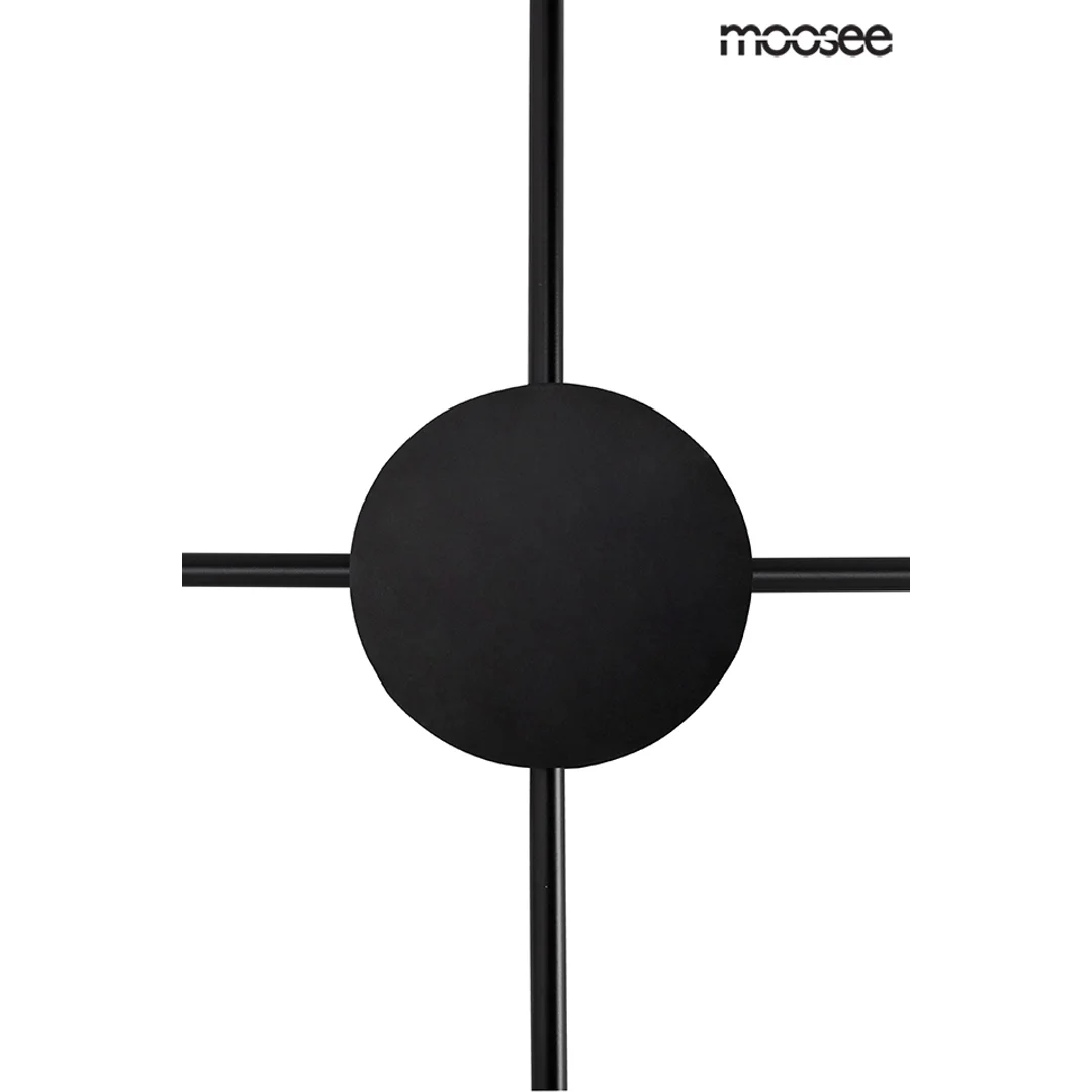 MOOSEE lampa ścienna SHADOW 4 CLOSE czarna — zdjęcie 3
