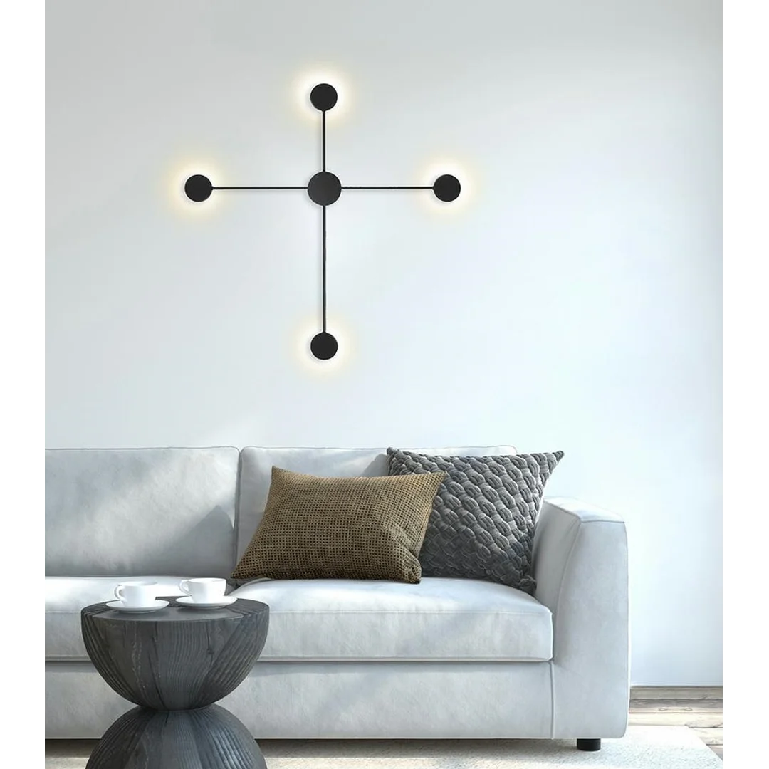 MOOSEE lampa ścienna SHADOW 4 CLOSE czarna — zdjęcie 6