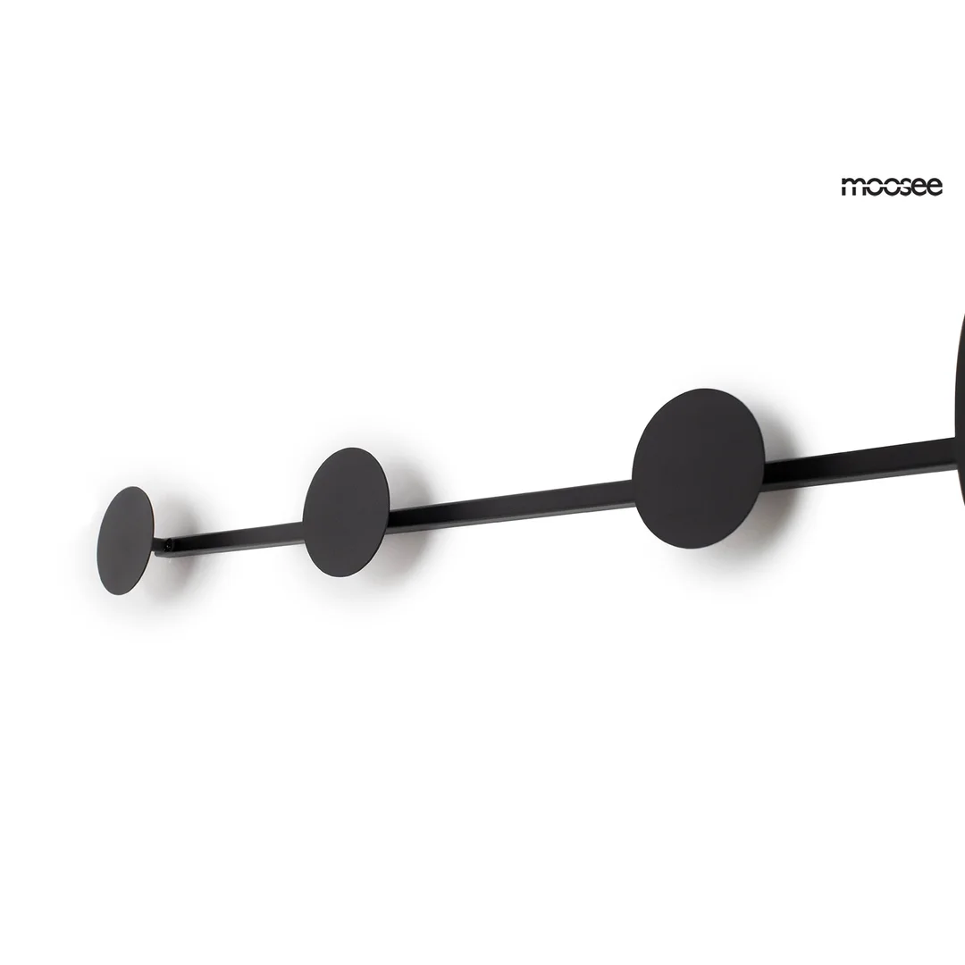 MOOSEE lampa ścienna SHADOW HANG z wieszakiem czarna — zdjęcie 2