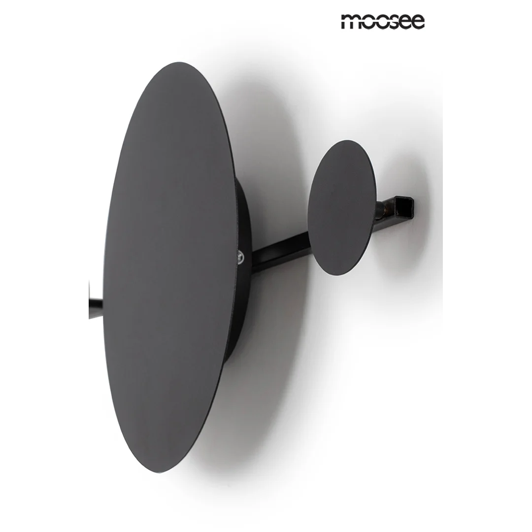 MOOSEE lampa ścienna SHADOW HANG z wieszakiem czarna — zdjęcie 3
