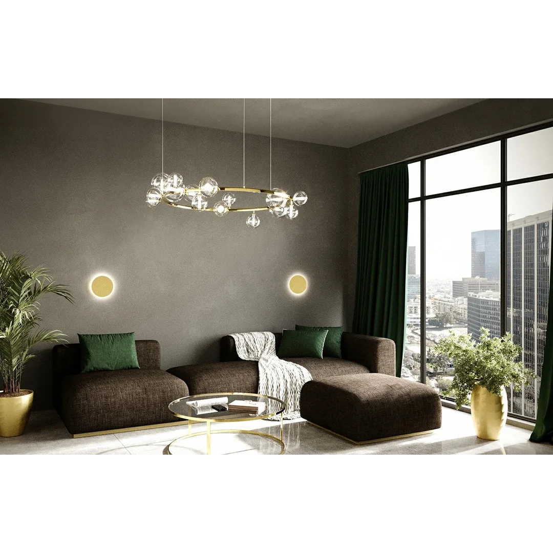 MOOSEE lampa ścienna SHADOW SUN 30 złota — zdjęcie 8