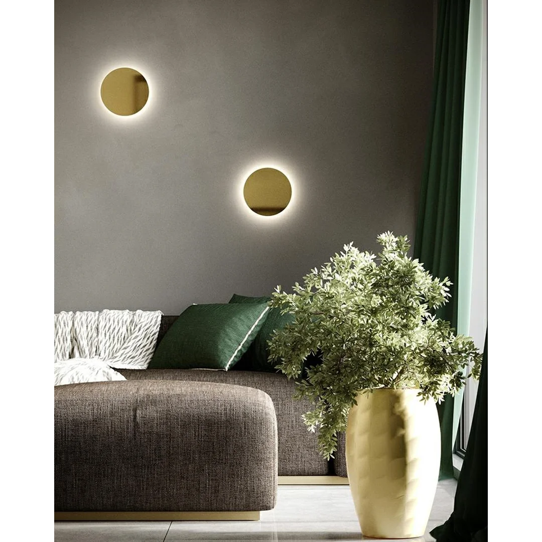MOOSEE lampa ścienna SHADOW SUN 30 złota — zdjęcie 9