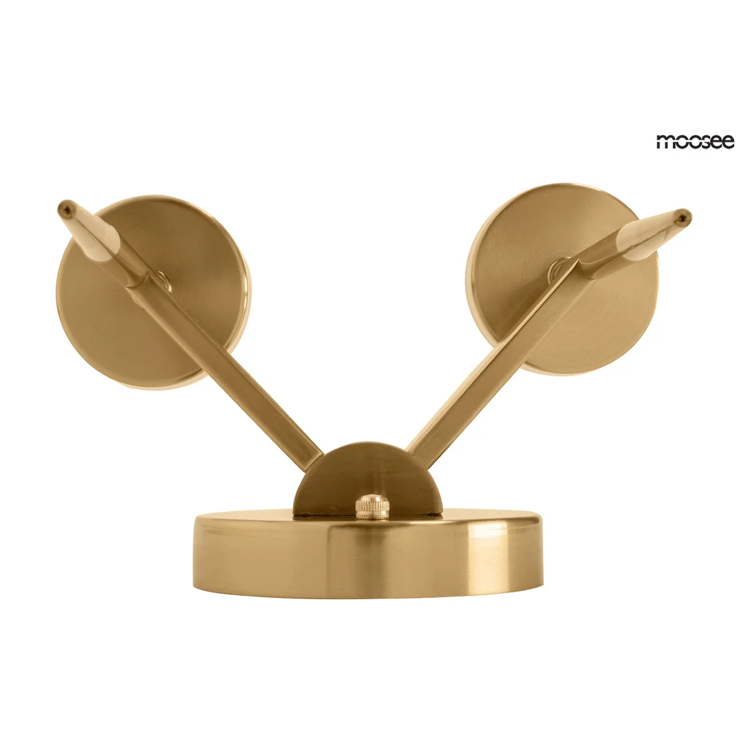 MOOSEE lampa ścienna TORCH TWIN złota — zdjęcie 3