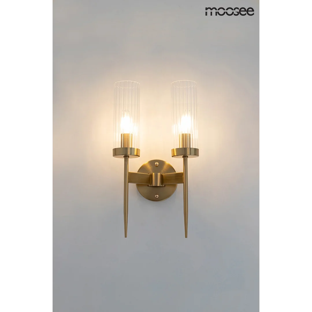 MOOSEE lampa ścienna TORCH TWIN złota — zdjęcie 6