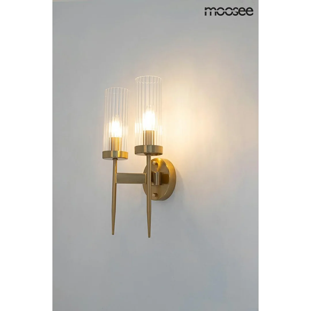MOOSEE lampa ścienna TORCH TWIN złota — zdjęcie 7