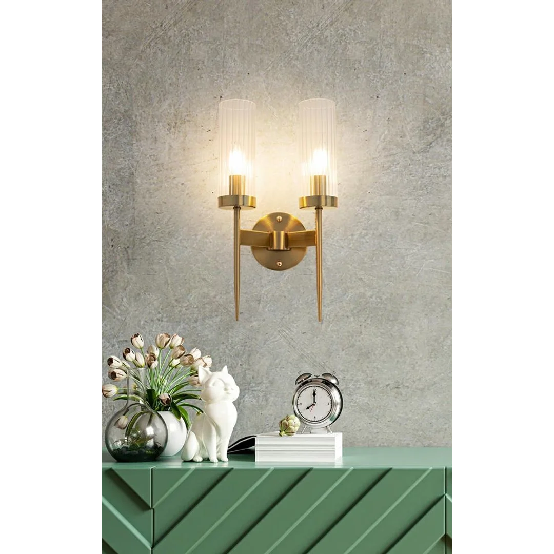 MOOSEE lampa ścienna TORCH TWIN złota — zdjęcie 9