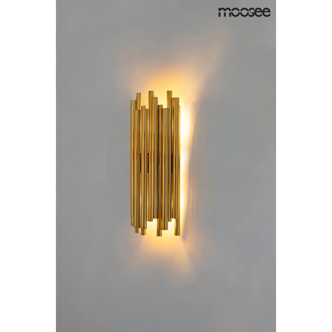 MOOSEE lampa ścienna TUBO złota — zdjęcie 5
