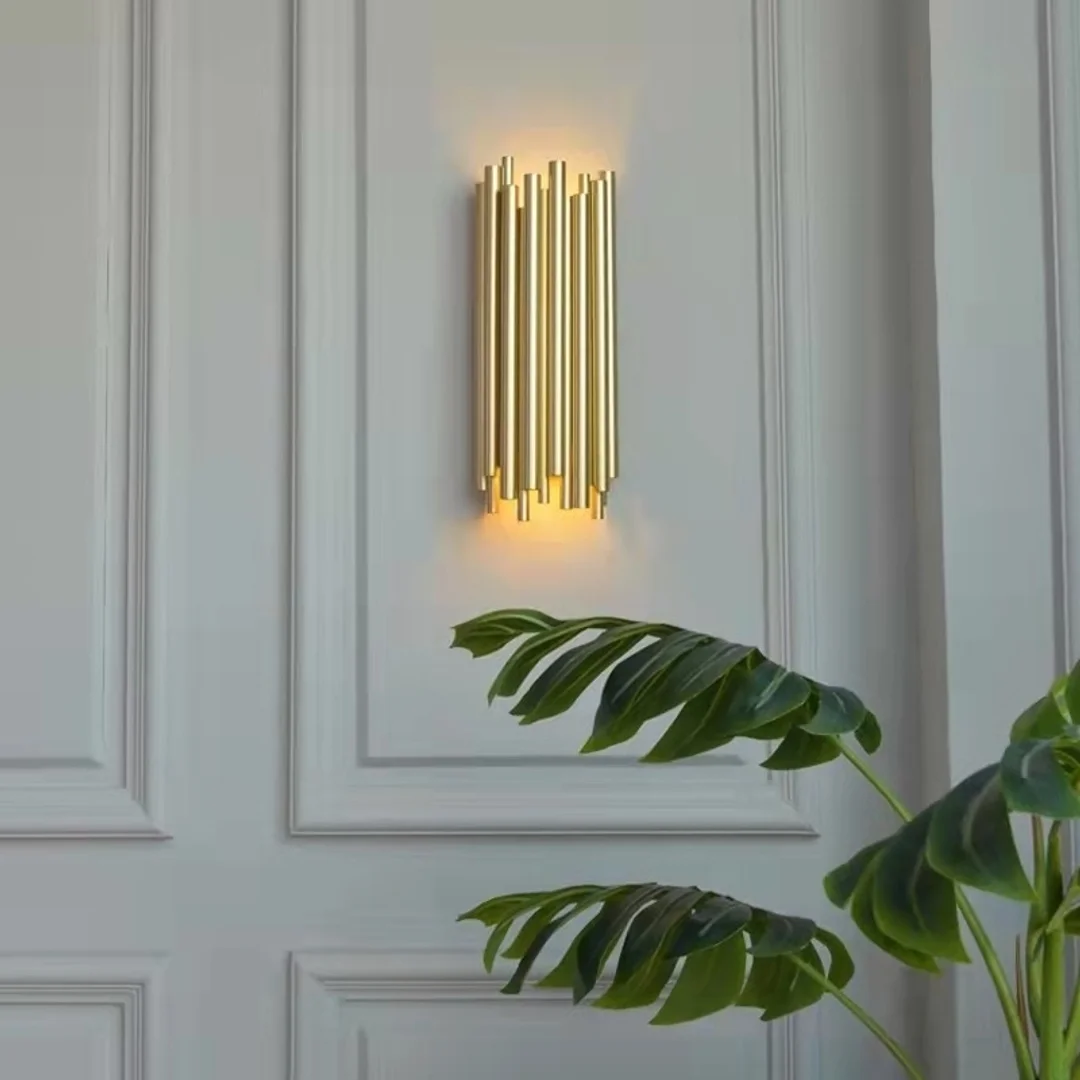 MOOSEE lampa ścienna TUBO złota — zdjęcie 8