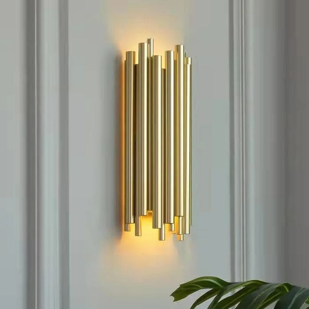 MOOSEE lampa ścienna TUBO złota — zdjęcie 9