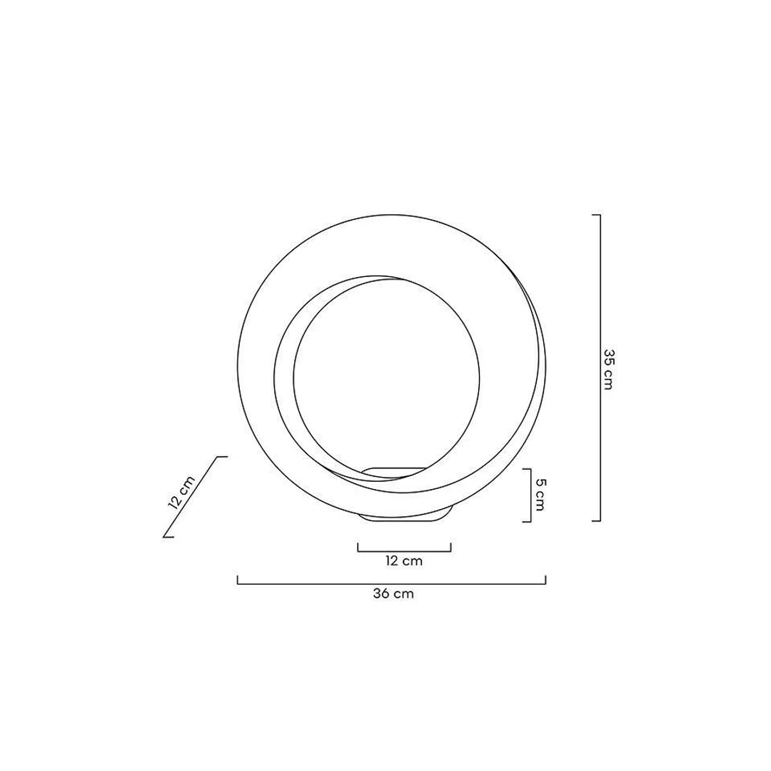 MOOSEE lampa ścienna WAVE złota — zdjęcie 7