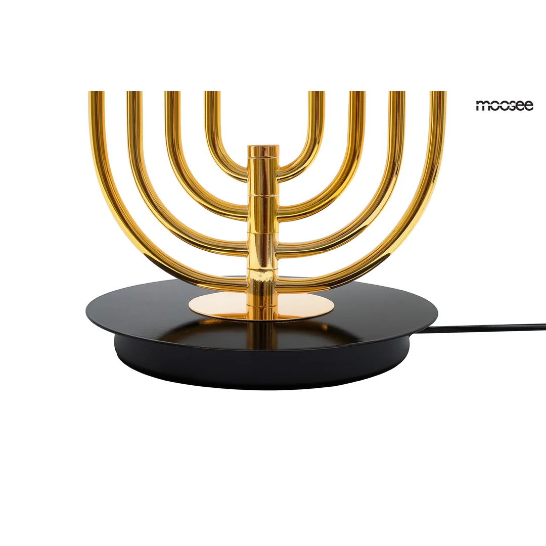 MOOSEE lampa stołowa BOTTEGA złota / czarna — zdjęcie 6