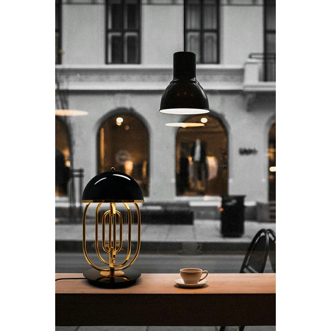 MOOSEE lampa stołowa BOTTEGA złota / czarna — zdjęcie 9