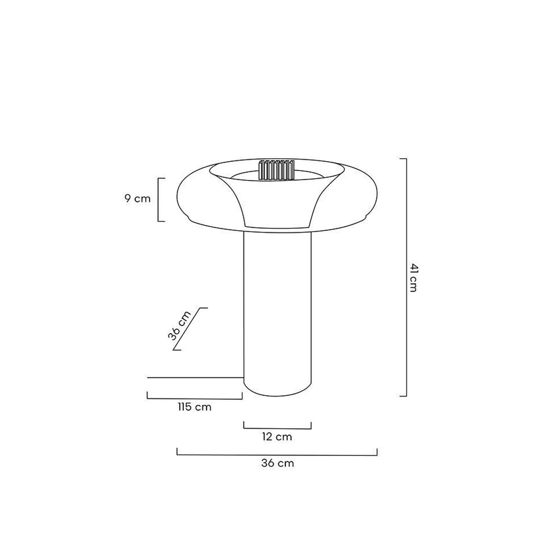MOOSEE lampa stołowa ICAR złota — zdjęcie 8