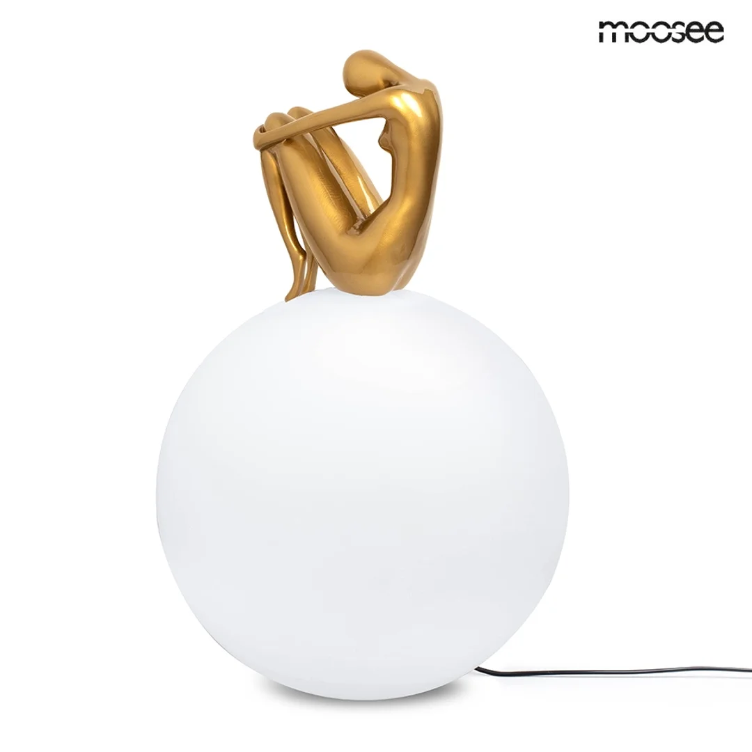 MOOSEE lampa stołowa UOMO 35 złota — zdjęcie 3
