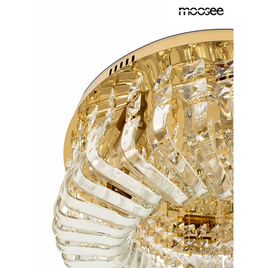 MOOSEE lampa sufitowa / plafon BALUNA 50 złota — zdjęcie 4