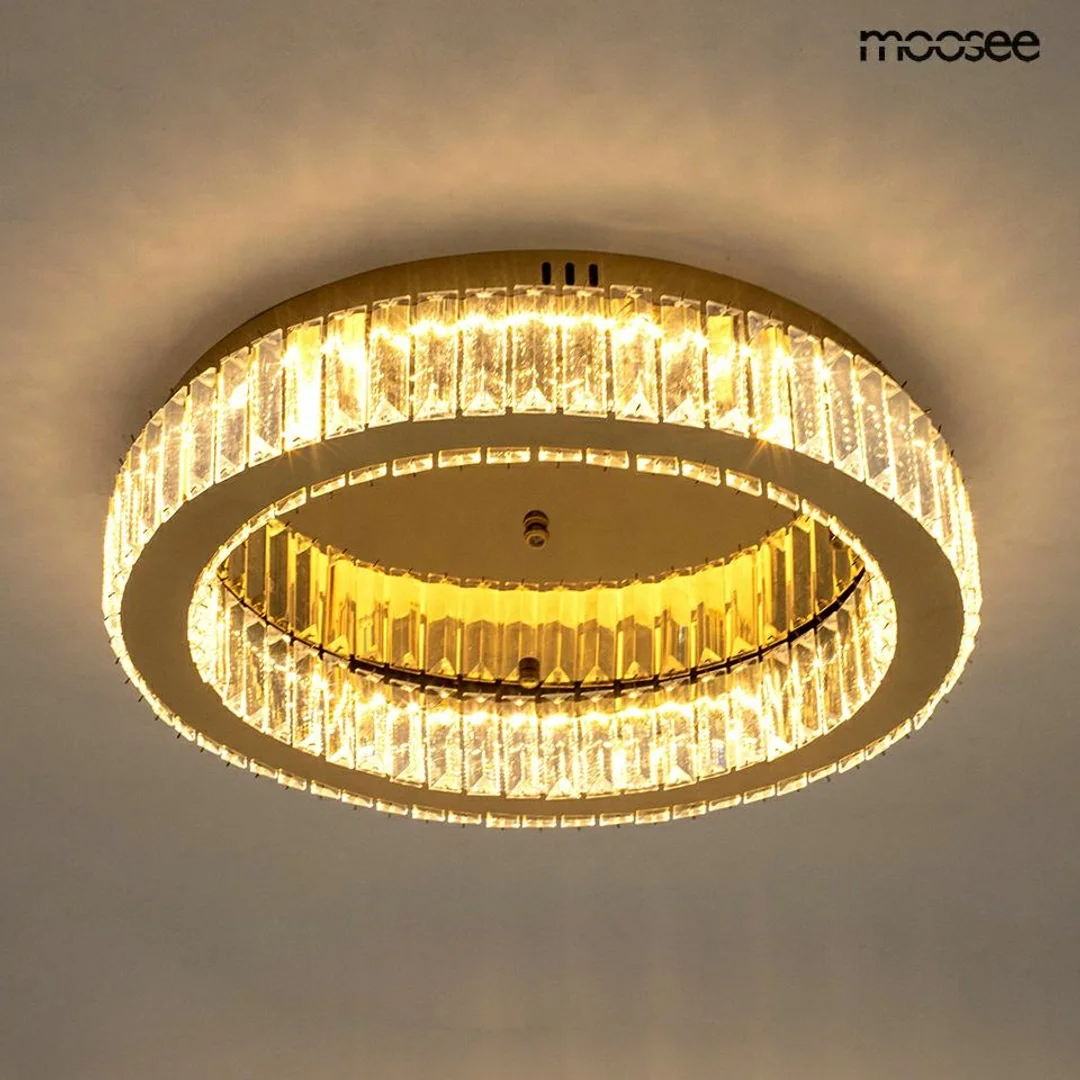 MOOSEE lampa sufitowa / plafon BORRA złota — zdjęcie 2