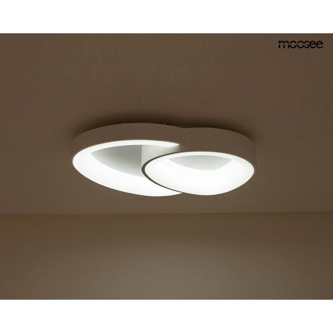 MOOSEE lampa sufitowa / plafon CELLS 2 biała — zdjęcie 3