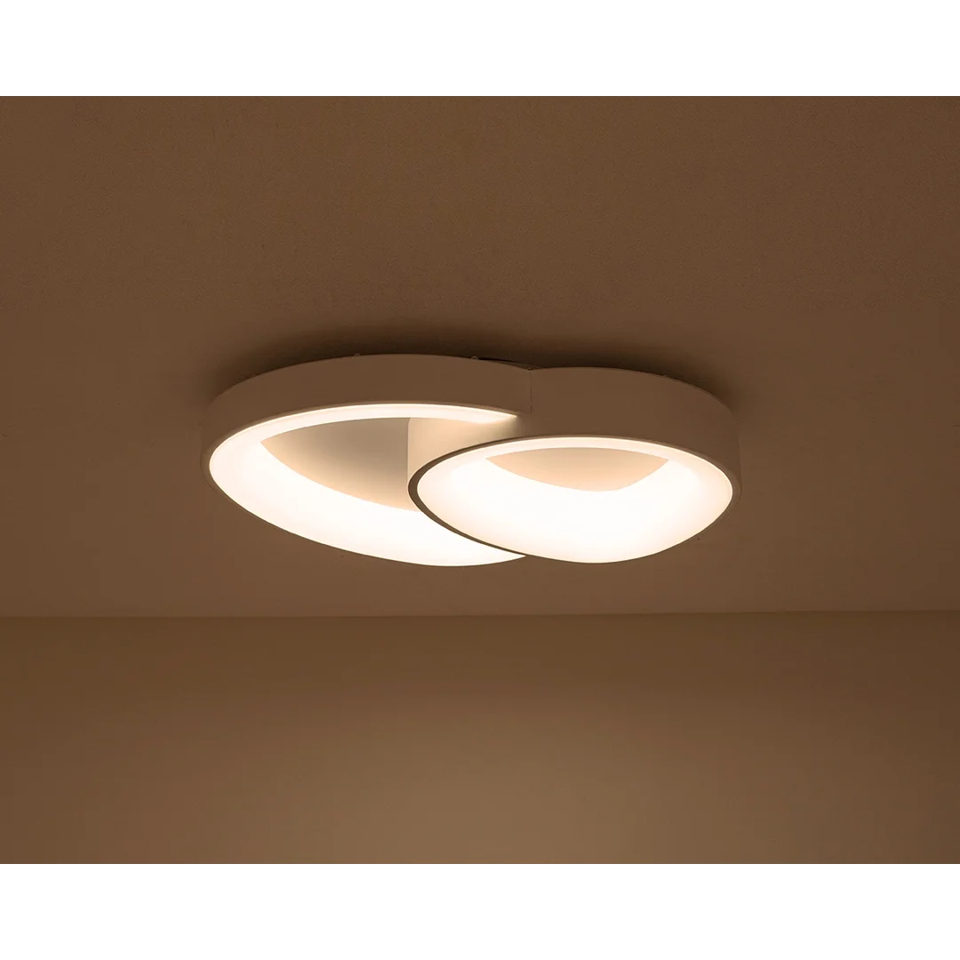 MOOSEE lampa sufitowa / plafon CELLS 2 biała — zdjęcie 4