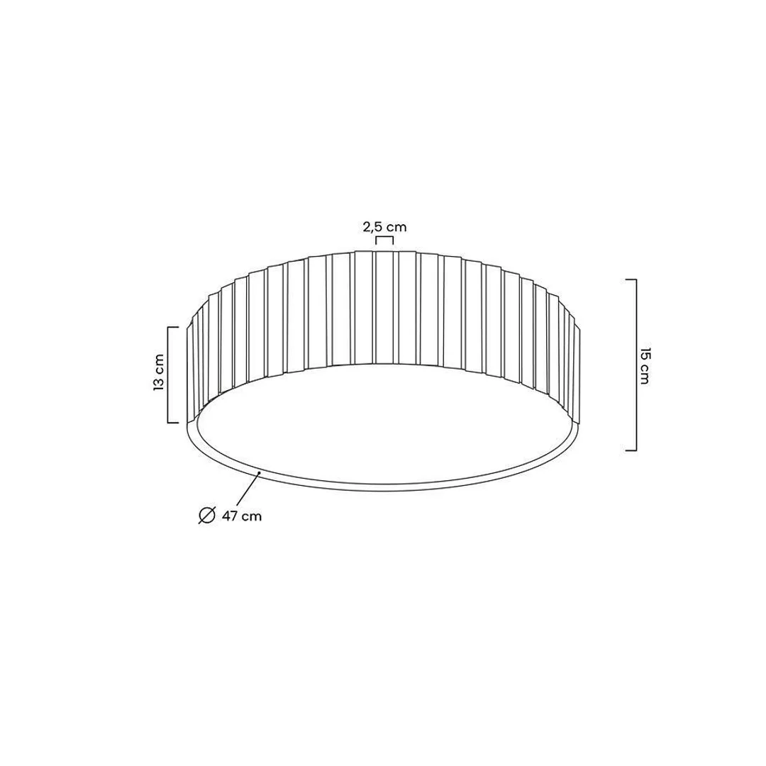 MOOSEE lampa sufitowa / plafon CROWN 50 złota — zdjęcie 7