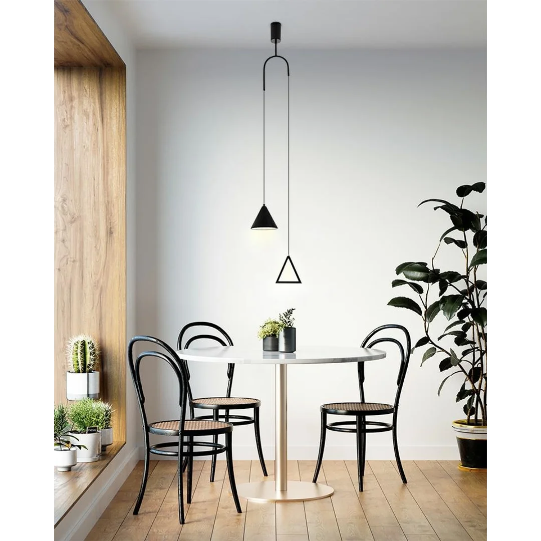 MOOSEE lampa wisząca ACUSTICA czarna — zdjęcie 8