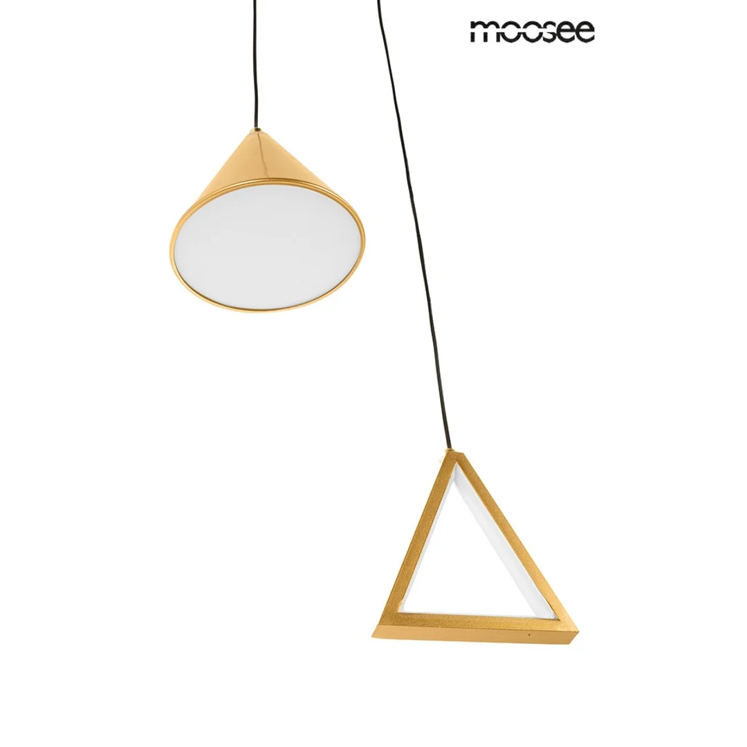 MOOSEE lampa wisząca ACUSTICA złota — zdjęcie 6
