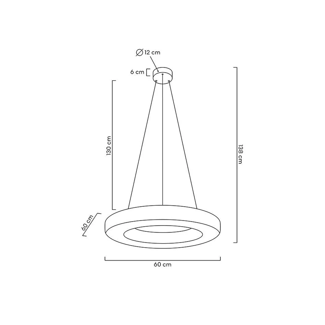MOOSEE lampa wisząca ALLISIA 60 złota — zdjęcie 14
