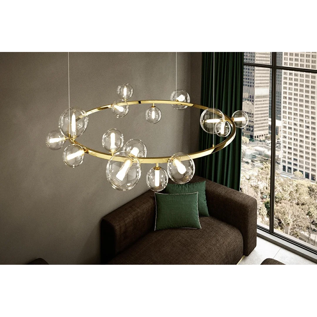 MOOSEE lampa wisząca ALURE 85 złota — zdjęcie 10