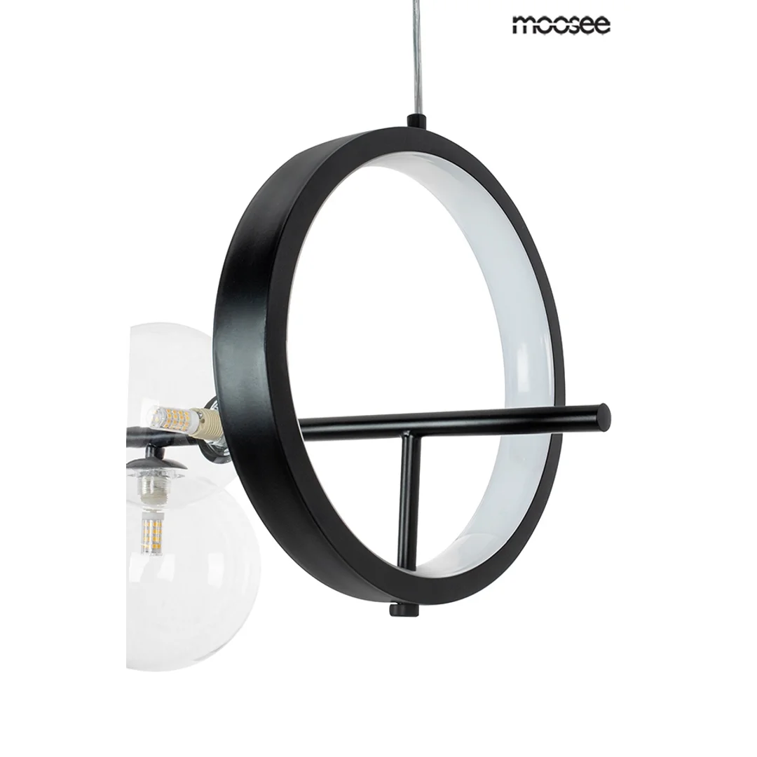 MOOSEE lampa wisząca ALURE LINE 90 czarna — zdjęcie 3