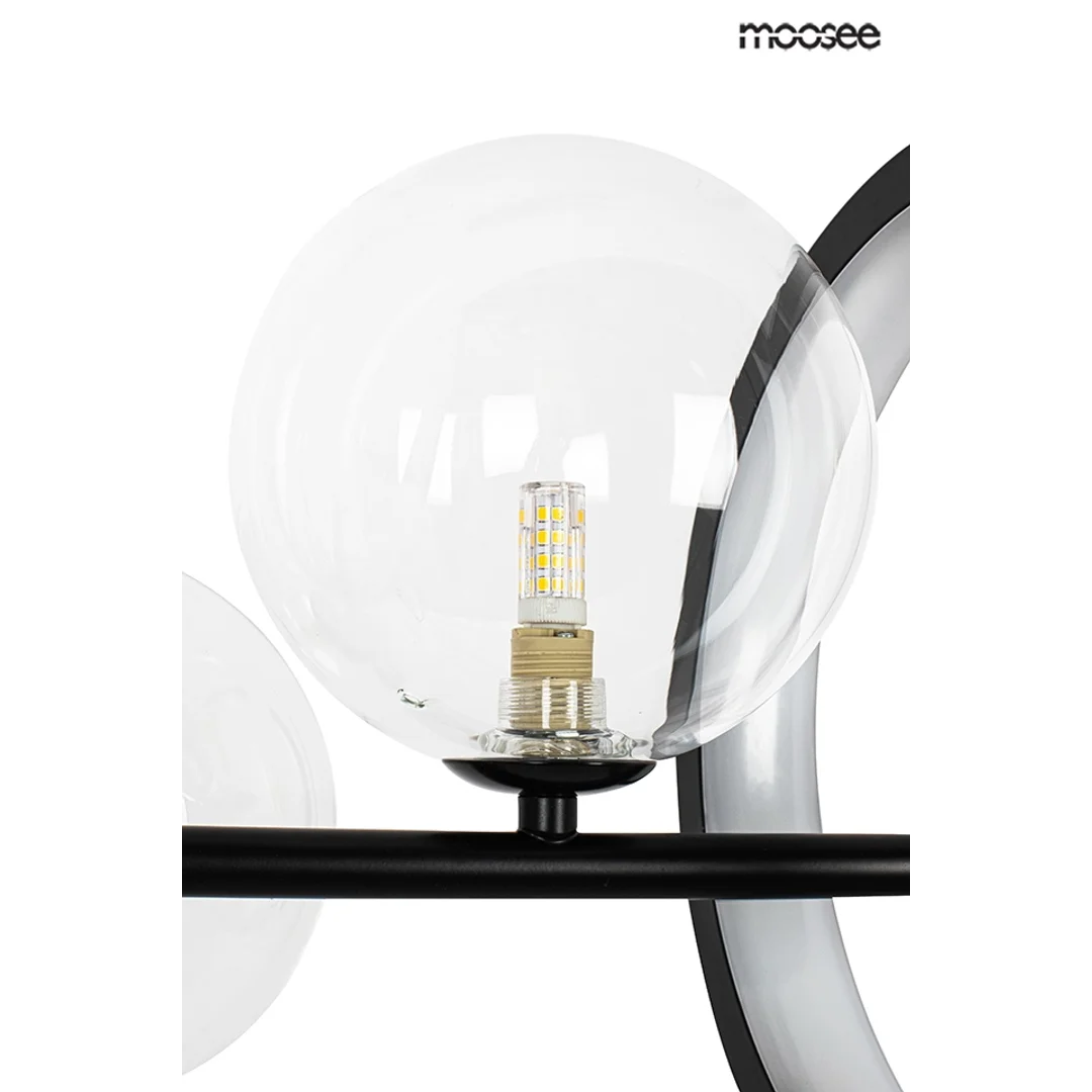 MOOSEE lampa wisząca ALURE LINE 90 czarna — zdjęcie 5